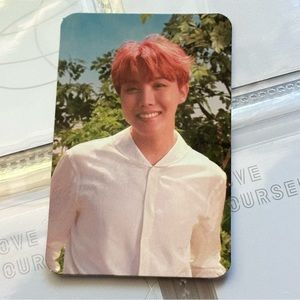 official jhope photocard with love yourself her album BTS